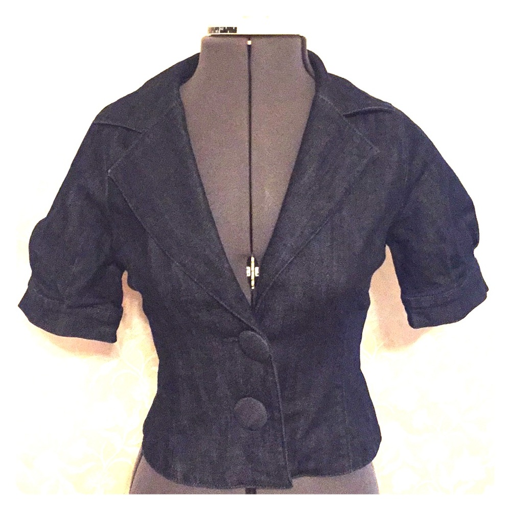 Anthropologie Freedom of Choice SS Denim Blazer